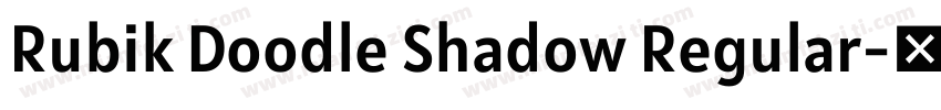 Rubik Doodle Shadow Regular字体转换